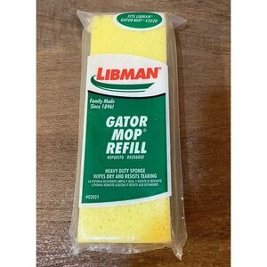 LIBMAN NOS Gator Mop Refill #02021 Fits Model #2020 Heavy Duty Made in USA New